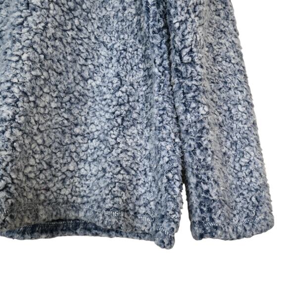 True Grit Womens L Original Frosty Tipped Pullover Jacket in Blue White - Picture 5 of 8